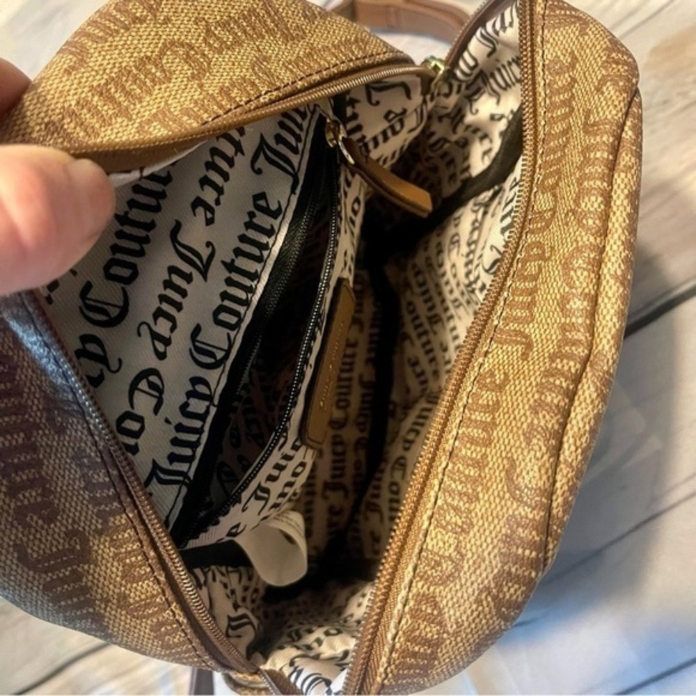 Juicy Couture Modern Chic Medium Macroon Dot Backpack- Brown 🔥EUC🔥 - Picture 9 of 15